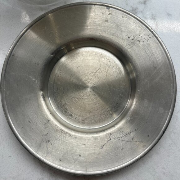Conn House PEWTER ETCHED GLASS Pineapple Jam Jar W Lid and  Vitg Woodbury Pewterers Pewter Pineapple Finial Lid Jam Jar w/Plate Glass/Spoon